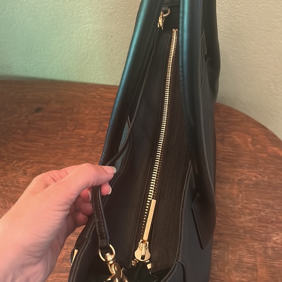 Dagne Dover Signature Legend Black Coated Canvas Large Tote - Picture 11 of 16